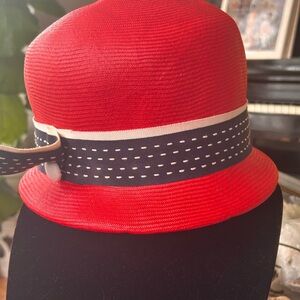 VTG Women's Straw Cloche Hat